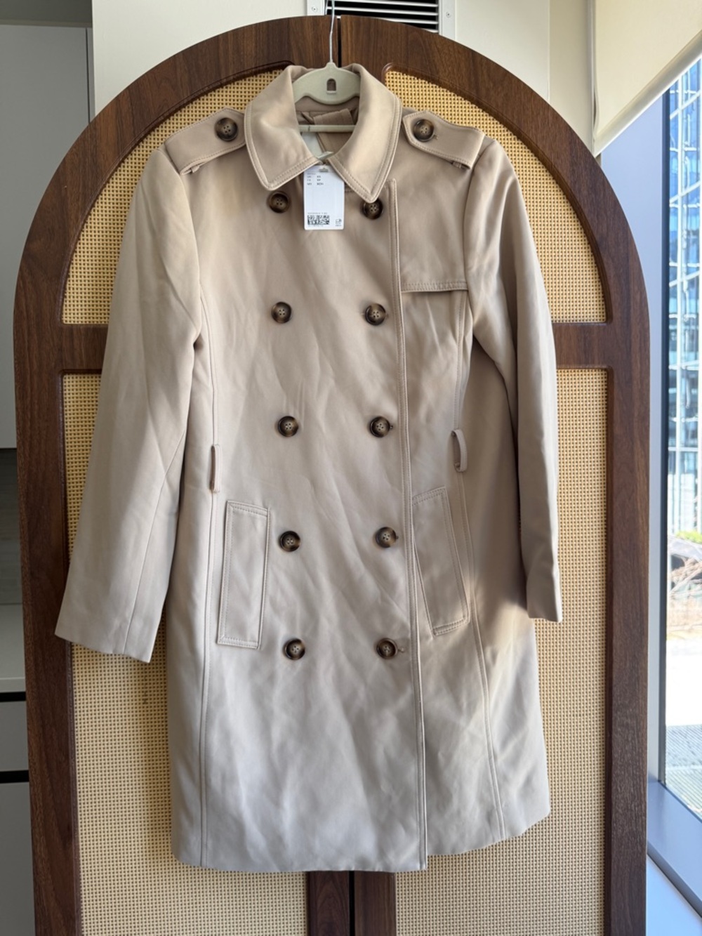 H&M trench coat XS - NWT! - Picture 3 of 6